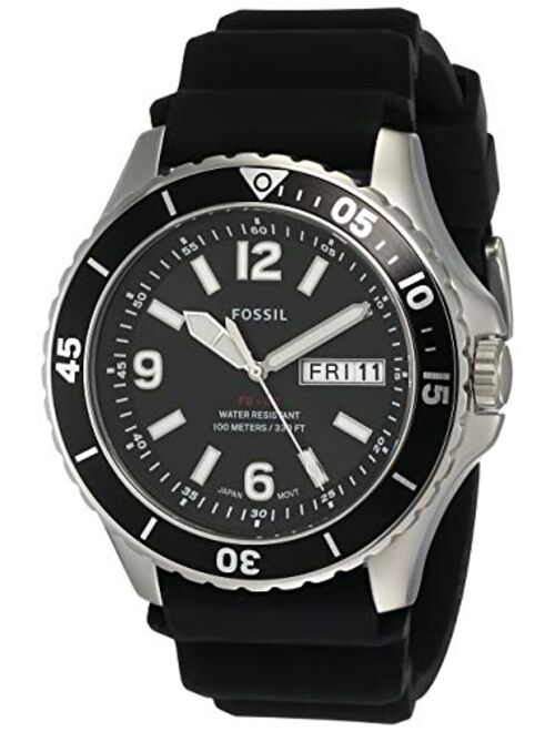 Fossil Men's FB-02 Stainless Steel Casual Quartz Watch