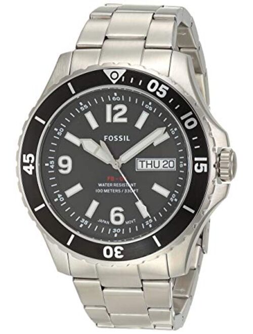 Fossil Men's FB-02 Stainless Steel Casual Quartz Watch