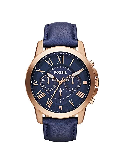 Fossil Men's Chronograph Quartz Watch, Leather