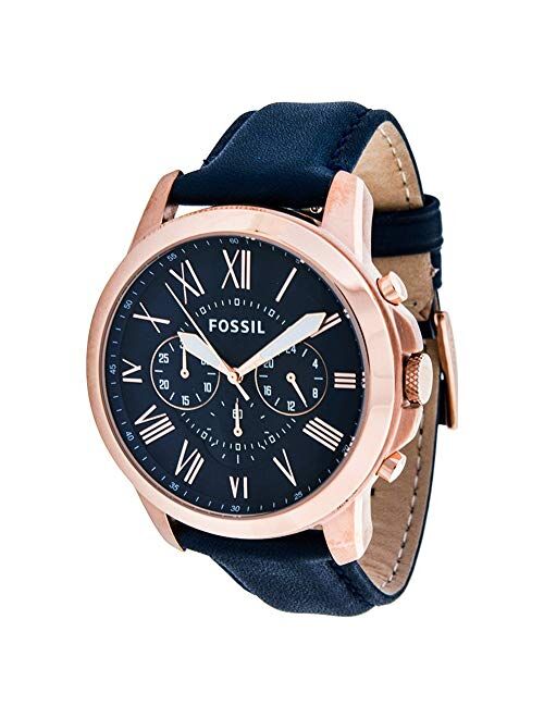 Fossil Men's Chronograph Quartz Watch, Leather