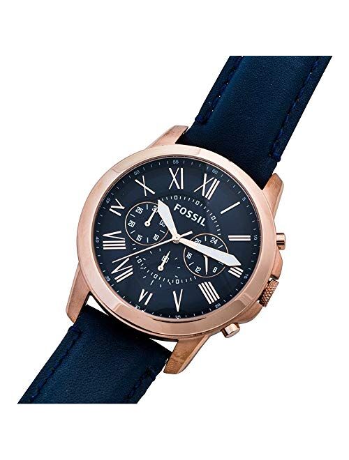 Fossil Men's Chronograph Quartz Watch, Leather