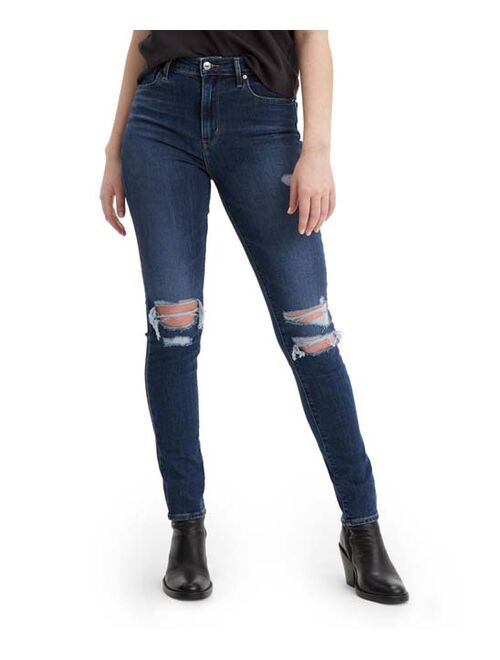 Levi's Medium Indigo Monday 721 High-Rise Skinny Jeans - Women