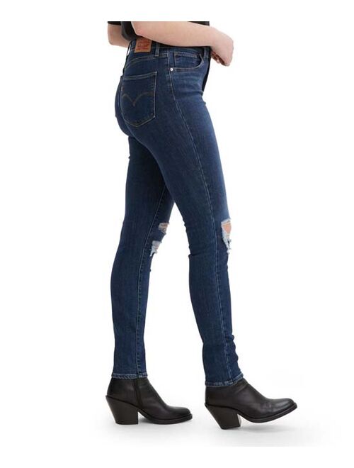 Levi's Medium Indigo Monday 721 High-Rise Skinny Jeans - Women