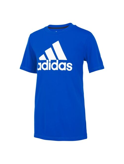 Adidas Big Boys Short Sleeve Aeroready Performance Logo T-shirt