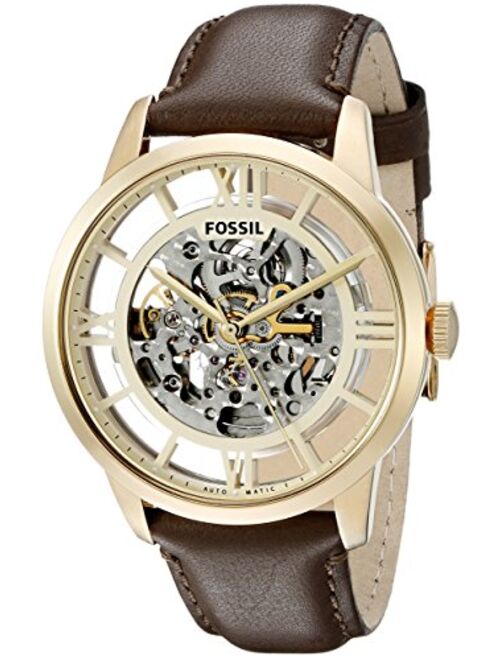 Fossil Men's ME3043 Townsman Analog Display Japanese Automatic Brown Watch