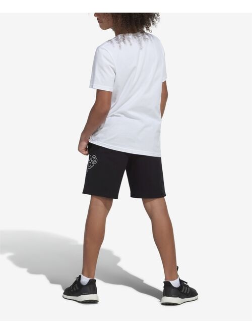 Adidas Big Boys Brand Love Fit Short