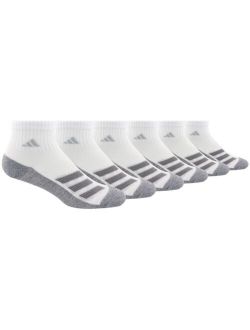 Big Boys Cushioned Angle Stripe Quarter Sock Pack of 6