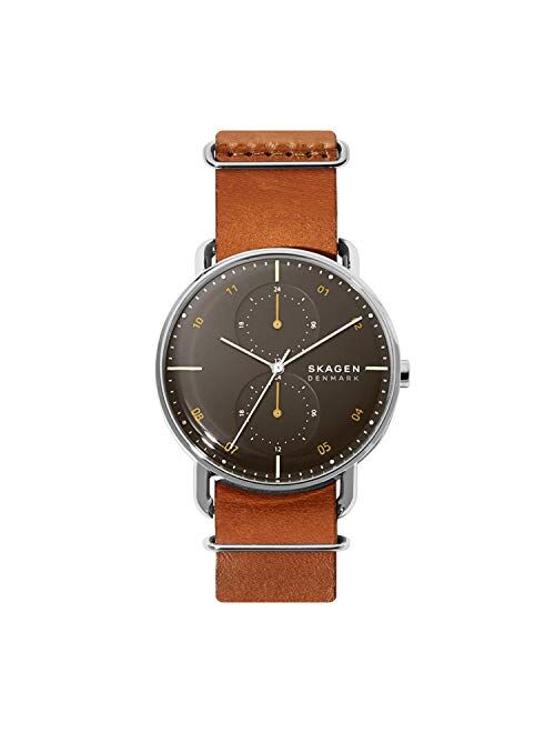 Skagen Horizont Quartz Stainless Steel Dual Timezone Casual Watch