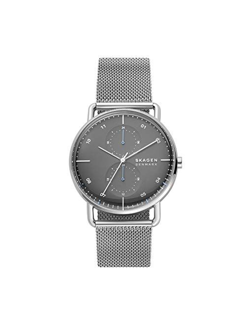 Skagen Horizont Quartz Stainless Steel Dual Timezone Casual Watch