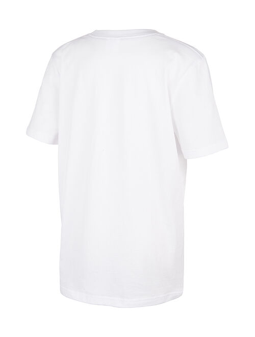 Adidas White Game Ball Logo Tee - Boys