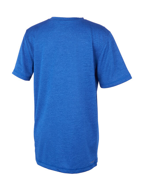 Adidas Brite Blue & Red Sliced Logo Tee - Boys