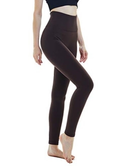 FLINXE Fleece Lined Leggings Women - High Waisted Thick Winter Warm Leggings