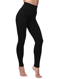 FLINXE Fleece Lined Leggings Women - High Waisted Thick Winter Warm Leggings