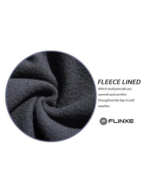 FLINXE Thick Fleece Lined Winter High Waisted Leggings Warm Soft Seamless Yoga Leggings