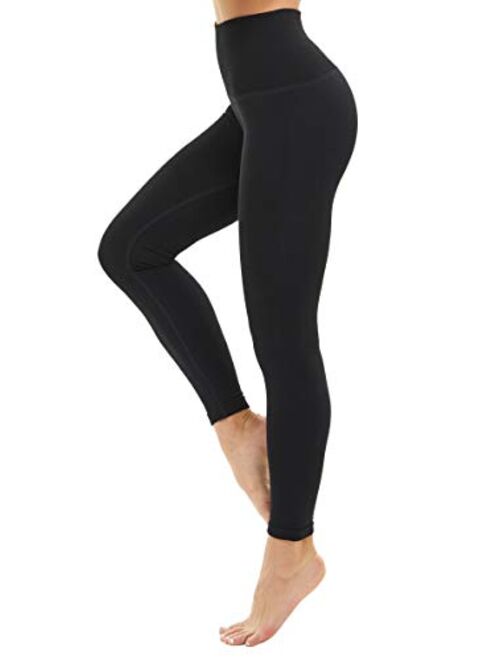 DINNAPE Tummy Control High Waisted Leggings for Women Fleece Lined Thick Winter Warm Seamless Leggings