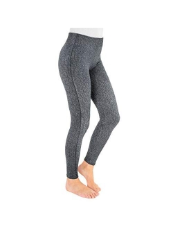 Women's Fleece-Lined Faux Denim Warm Leggings