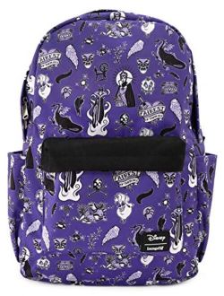 x Disney Villain Icons Allover-Print Nylon Backpack