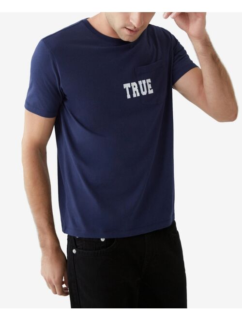 True Religion Men's True Pocket Short Sleeve Crewneck Tee