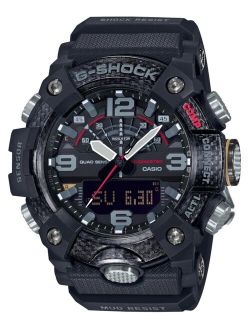 Men's Analog-Digital Connected Mudmaster Black Resin Strap Watch 53.1mm