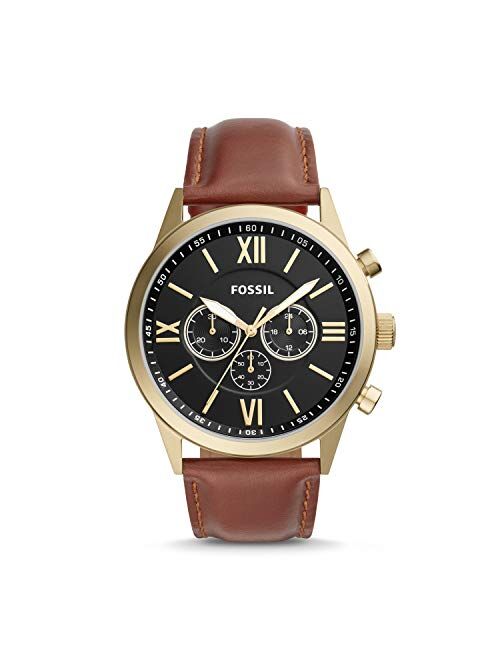 Fossil Flynn Chronograph Brown Leather Watch BQ2261