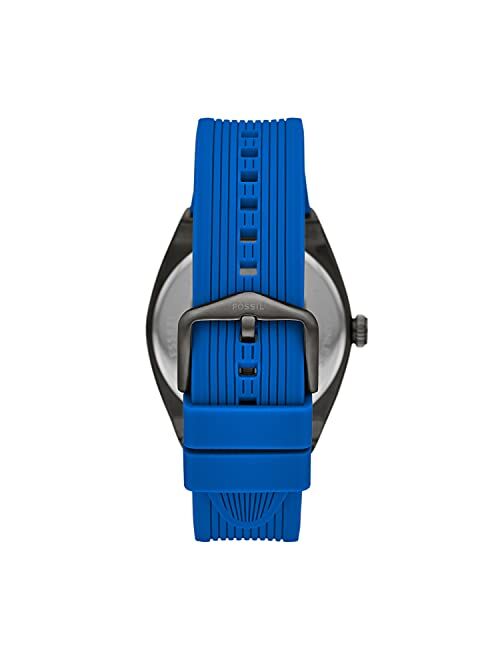 Fossil Everett Three-Hand Silicone Watch FS5831