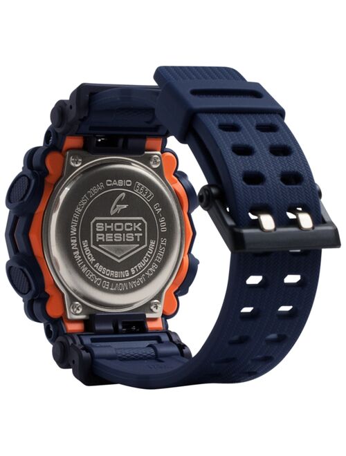 Casio Men's Analog-Digital Blue Resin Strap Watch 50mm