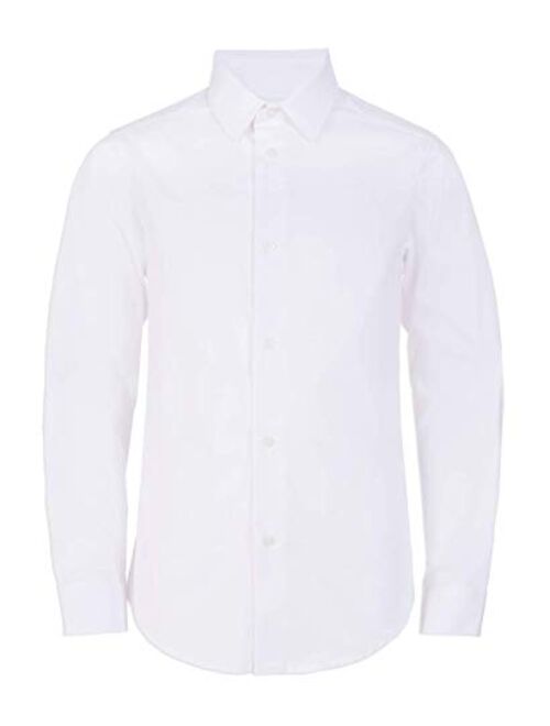 Calvin Klein Boys' Slim Fit Button Down Dress Shirt