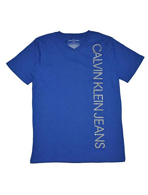 Calvin Klein Little/Big Boys' Classic Logo Print Tee Shirt