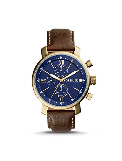 Fossil Rhett Chronograph Brown Leather Watch BQ2099