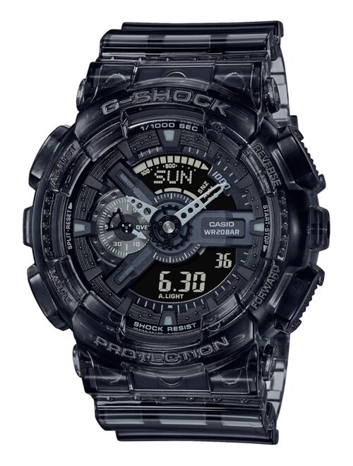 Casio G-Shock Men's Analog-Digital Clear Smoke Resin Watch 51.2mm