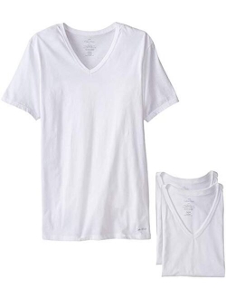 Men`s Slim Fit V-Neck T-Shirts, 3-Pack