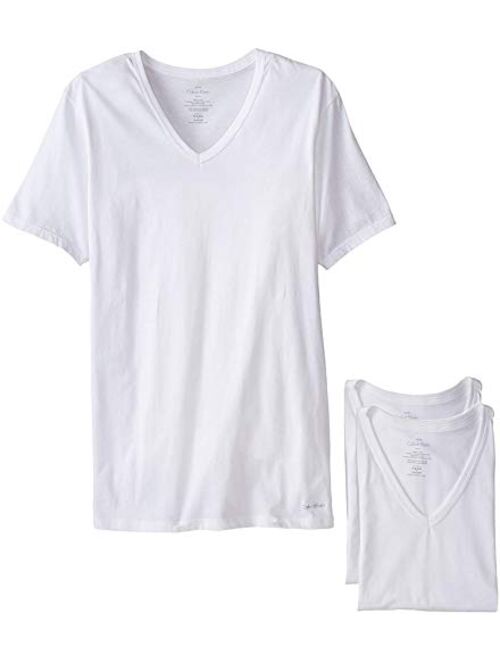 Calvin Klein Men`s Slim Fit V-Neck T-Shirts, 3-Pack