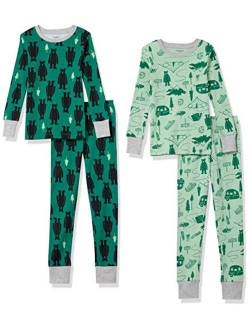 Boys' Snug-fit Cotton Pajamas Sleepwear Sets