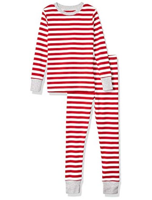 Amazon Essentials Boys' Snug-fit Cotton Pajamas Sleepwear Sets