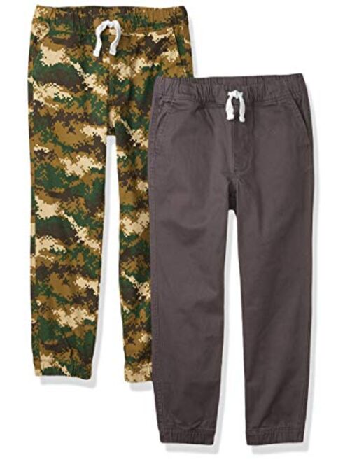 Amazon Essentials Boys' Pull-On Woven Jogger Pants