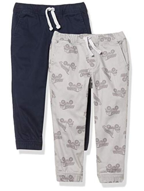 Amazon Essentials Boys' Pull-On Woven Jogger Pants