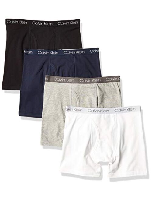 Calvin Klein Boys Underwear 4 Pack Boxer Briefs Value Pack