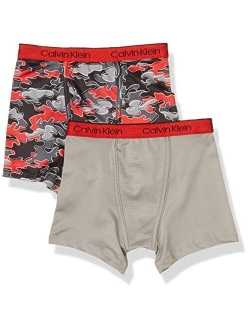 Boys' Kids Performance Boxer Brief Underwear, Multipack