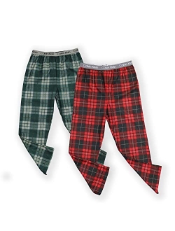 Boys Sleepwear Super Soft Brushed Micro Pajama Pant, 2 Pack