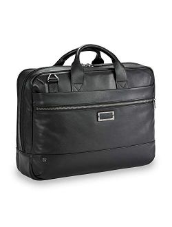 @ Work-Leather Brief, Black, Slim