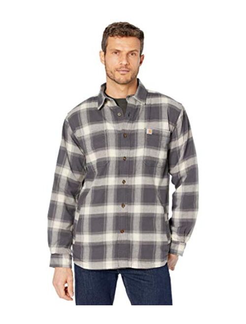 carhartt rugged flex fleece lined flannel