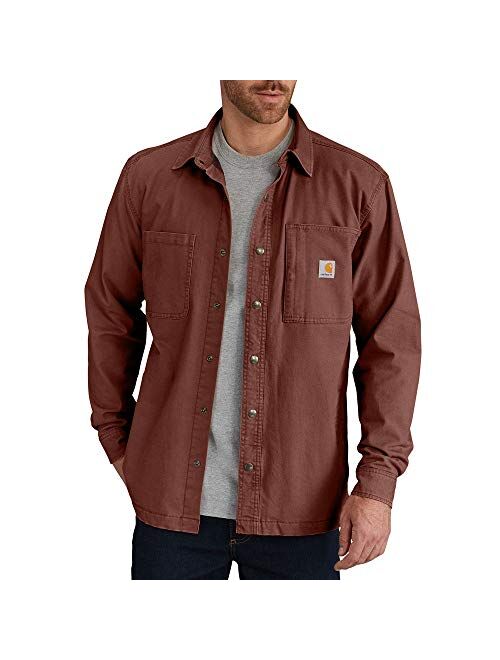 Carhartt Men's Big & Tall Rugged Flex Rigby Shirt Jacket