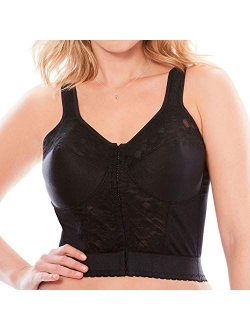 Comfort Choice Women's Plus Size Easy Enhancer&Reg Wireless Longline Posture Corrector Bra