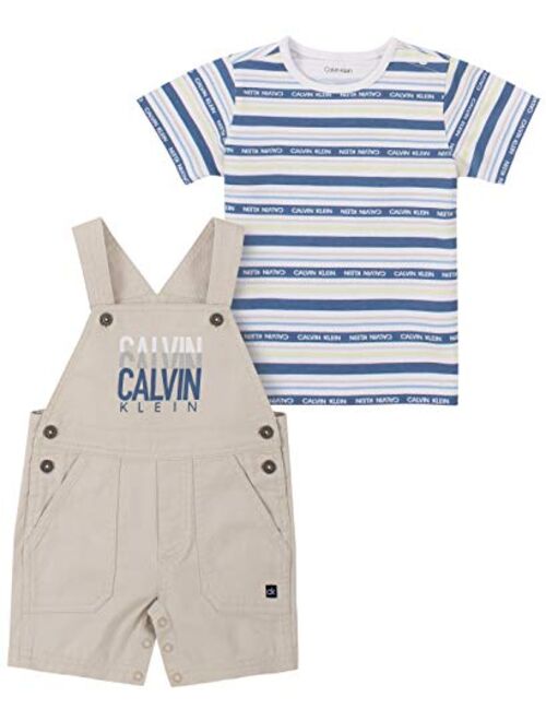 Calvin Klein Boys' 2 Pieces Shortall Set