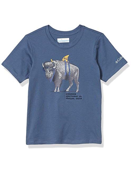 Columbia Boys’ Peak Point T-Shirt, 100% Jersey Cotton