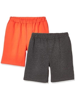 Kids Unisex 2 Packs Casual Shorts for Boys and Girl 4-12 Years