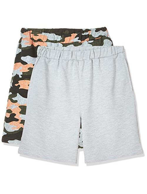 Kid Nation Kids Unisex 2 Packs Casual Shorts for Boys and Girl 4-12 Years