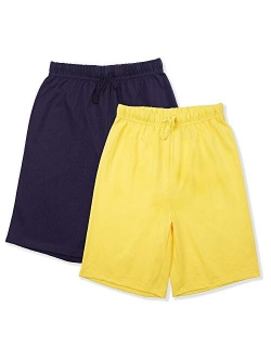 Kids Unisex 100% Cotton Casual Pull on Shorts for Boys and Girls 4-12 Years