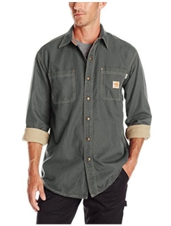 Men's Flame Resistant Canvas Shirt Jacket