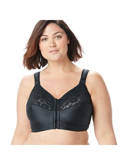 Comfort Choice Women's Plus Size Easy Enhancer&Reg Wireless Posture Corrector Bra